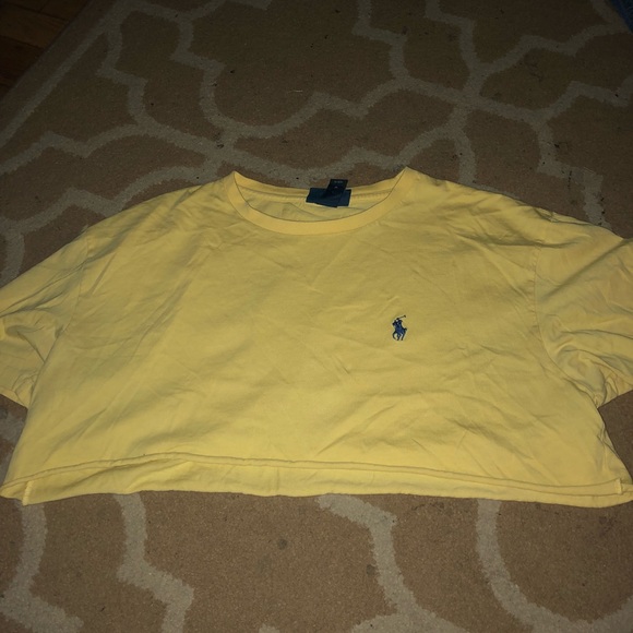 Polo Ralph Lauren Tops - yellow polo ralph lauren crop top!
